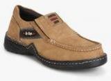 Lee Cooper Camel Moccasins Shoes men