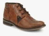 Lee Cooper Derby Brown Boots Men