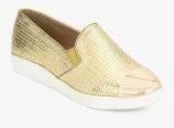 Lee Cooper Golden Metallic Casual Sneakers Women