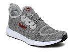 Lee Cooper Grey & Black Woven Design Sneakers Men