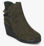 Lee Cooper Olive Boots Women