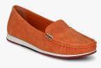 Lee Cooper Orange Moccasins women