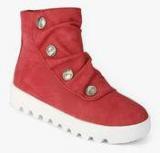 Lee Cooper Red Ankle Length Boots Women