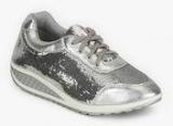 Lee Cooper Silver Metallic Casual Sneakers Women