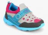 Liberty Footfun Grey Running Shoes Girls