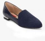 London Rebel Navy Blue Belly Shoes Women