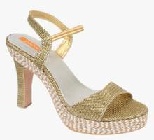 Looks Golden Stilettos women