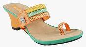 Looks Orange Sandals women