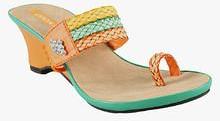 Looks Orange Sandals women