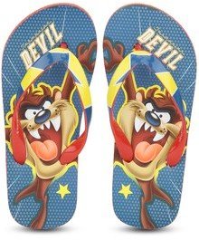 Looney Tunes Blue Flip Flops boys