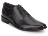 Louis Philippe Maroon Formal Shoes Men