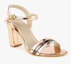 Lovely Chick Gold Sandals Women