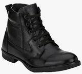 Mactree Black Formal Shoes Men