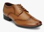 Mactree Tan Brogues Formal Shoes Men