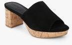 Mango Cath Black Sandals Women