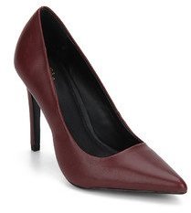 Mango Consta3 C Maroon Stilletoes women