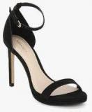 Mango Disco Black Ankle Strap Stilettos Women