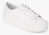 Mango Emma White Casual Sneakers Women