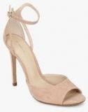 Mango Natalia Ankel Loop Beige Stilettos Women