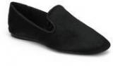 Mango Richyfur C Black Belly Shoes Women