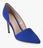 Mango Zapato Isa Blue Stilettos Women