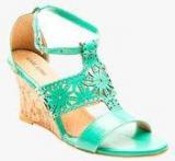 Marc Loire Green Wedges women