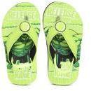 Marvel Boys Green Printed Thong Flip Flops Boys