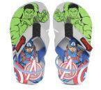 Marvel Boys Grey & Green Printed Thong Flip Flops Boys