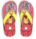 Marvel Boys Yellow & Red Printed Thong Flip Flops Boys