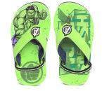 Marvel Green Thong Flip Flops Boys