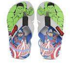 Marvel Grey Thong Flip Flops Boys