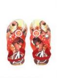 Marvel Red Printed Thong Flip Flops Boys