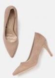 Mast & Harbour Beige Solid Pumps Women