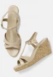 Mast & Harbour Beige Wedges women