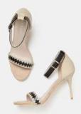 Mast & Harbour Beige Woven Design Pumps Women