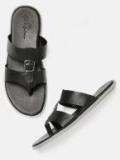 Mast & Harbour Black Comfort Sandals Men