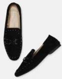 Mast & Harbour Black Regular Moccasins Women