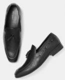 Mast & Harbour Black Semiformal Slip Ons Men