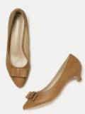 Mast & Harbour Brown Solid Pumps Women