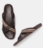 Mast & Harbour Coffee Brown Comfort Sandals Men