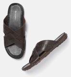 Mast & Harbour Coffee Brown Slippers Men