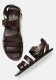 Mast & Harbour Men Brown Comfort Sandals