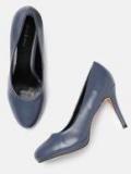 Mast & Harbour Navy Blue Synthetic Stilettos Women