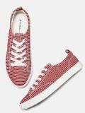 Mast & Harbour Red Regular Textile Sneakers Women