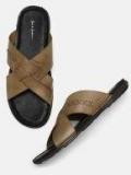 Mast & Harbour Tan Comfort Sandals Men