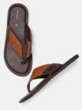 Mast & Harbour Tan Synthetic Sandals Men