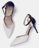 Mast & Harbour White Colourblocked Pumps Women