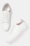 Mast & Harbour White Synthetic Regular Sneakers Women