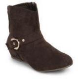 Mb Collection Ankle Length Coffee Boots women