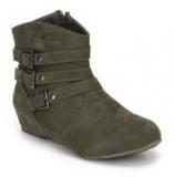 Mb Collection Ankle Length Olive Boots women